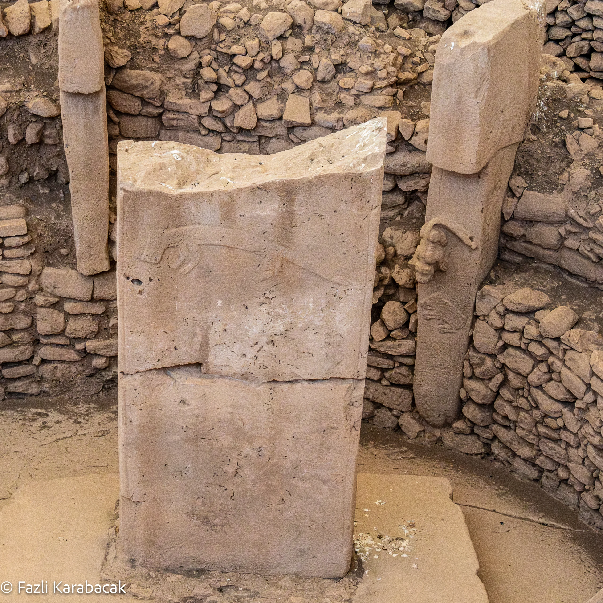 Wild fauna carved on Göbekli Tepe's pillars — the animal world Enkidu belonged to before he was civilised