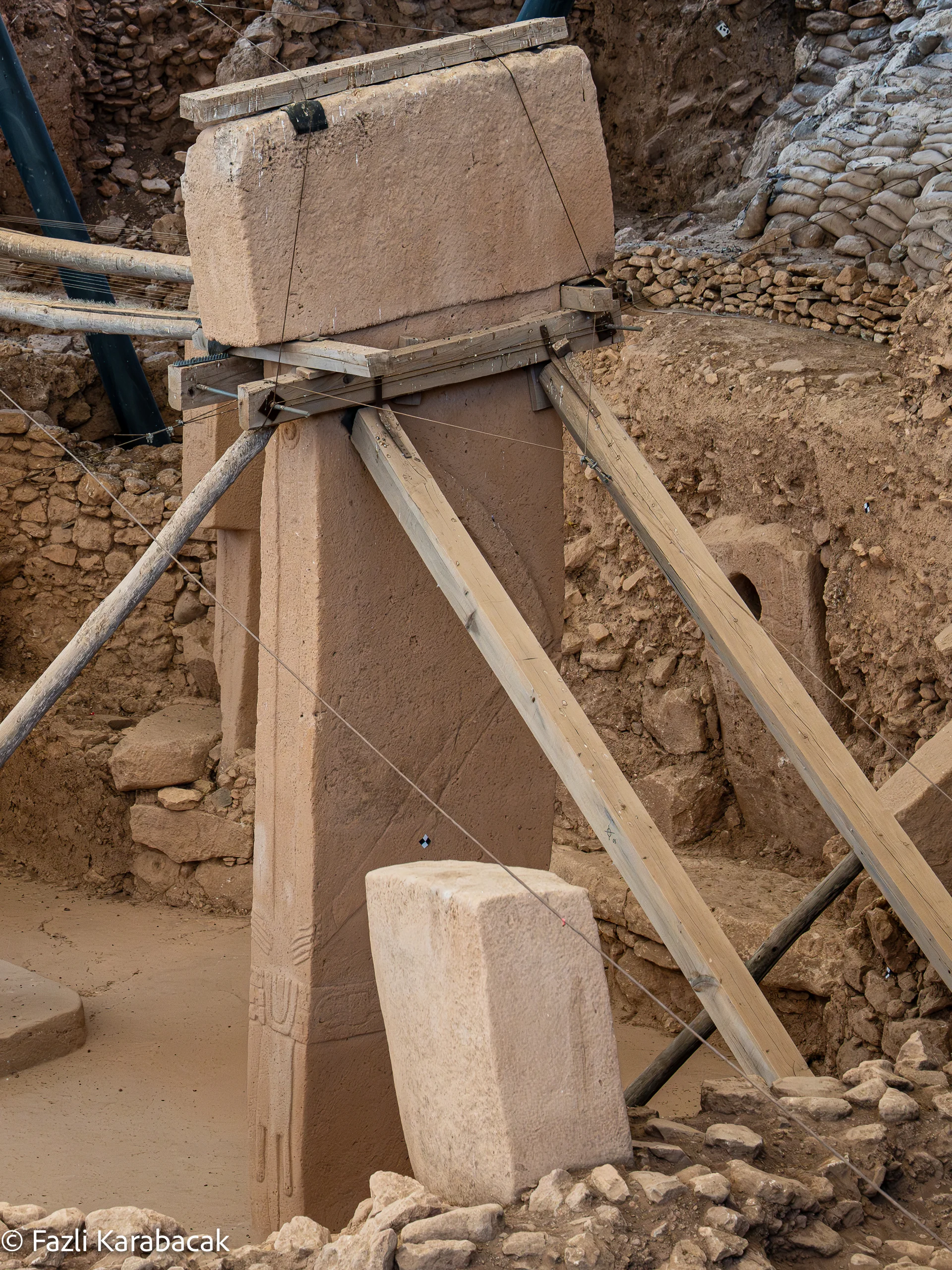 Pillar 31 with loincloth detail